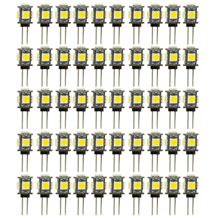 لامپ سوزنی ال ای دی 1.2 وات پایه G4 برند اف اس پی بسته 50 عددی