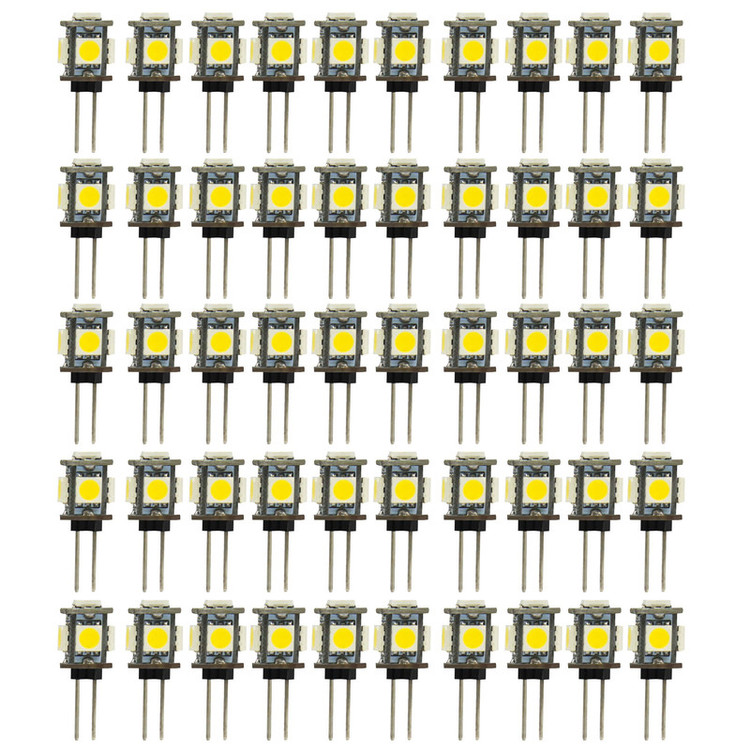 لامپ سوزنی ال ای دی 1.2 وات پایه G4 برند اف اس پی بسته 50 عددی