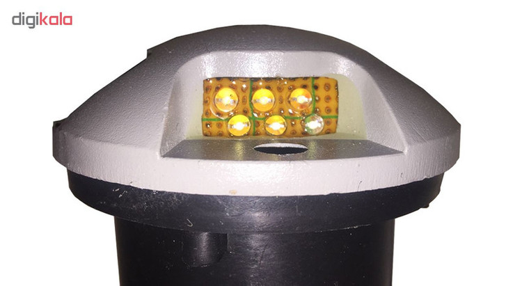 چراغ دفنی ال ای دی 6 وات نور سفید مدل 4 طرفه