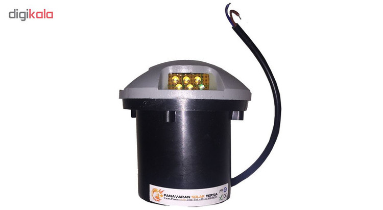 چراغ دفنی ال ای دی 6 وات نور سفید مدل 4 طرفه