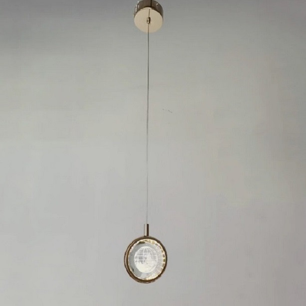 گوی کریستالی سه بعدی طرح کره زمین مدل آویزی