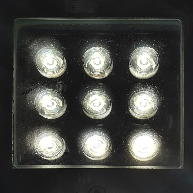 چراغ دفنی 9 وات مربعی