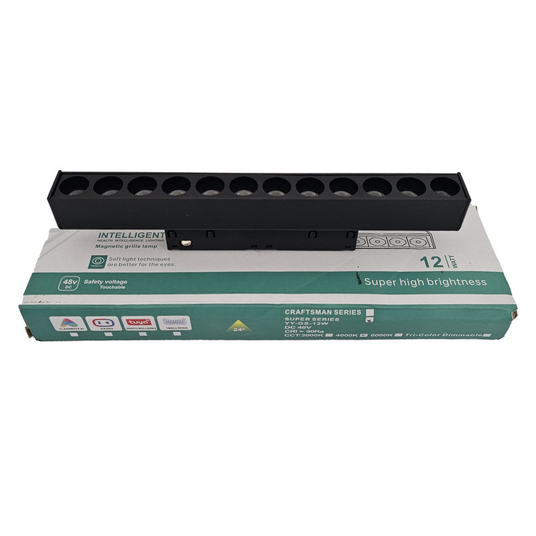 چراغ خطی نقطه ای مگنتی ریلی 12 وات برند موگن کد YY-GS-12W