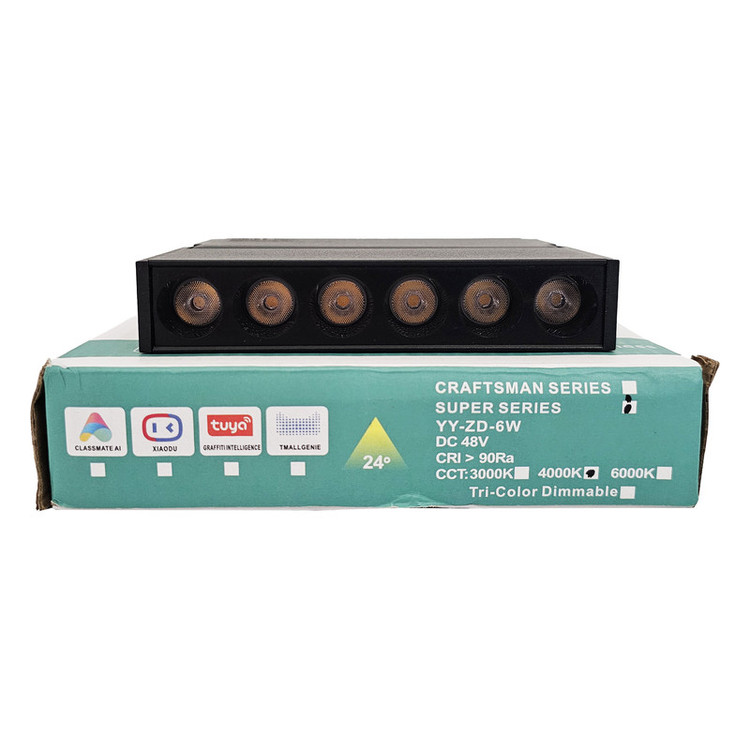 چراغ خطی مگنتی ریلی قابل تنظیم 6 وات برند موگن کد YY-ZD-6W