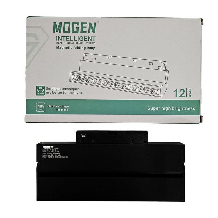 چراغ خطی مگنتی ریلی قابل تنظیم 12 وات برند موگن کد YY-ZD-12W
