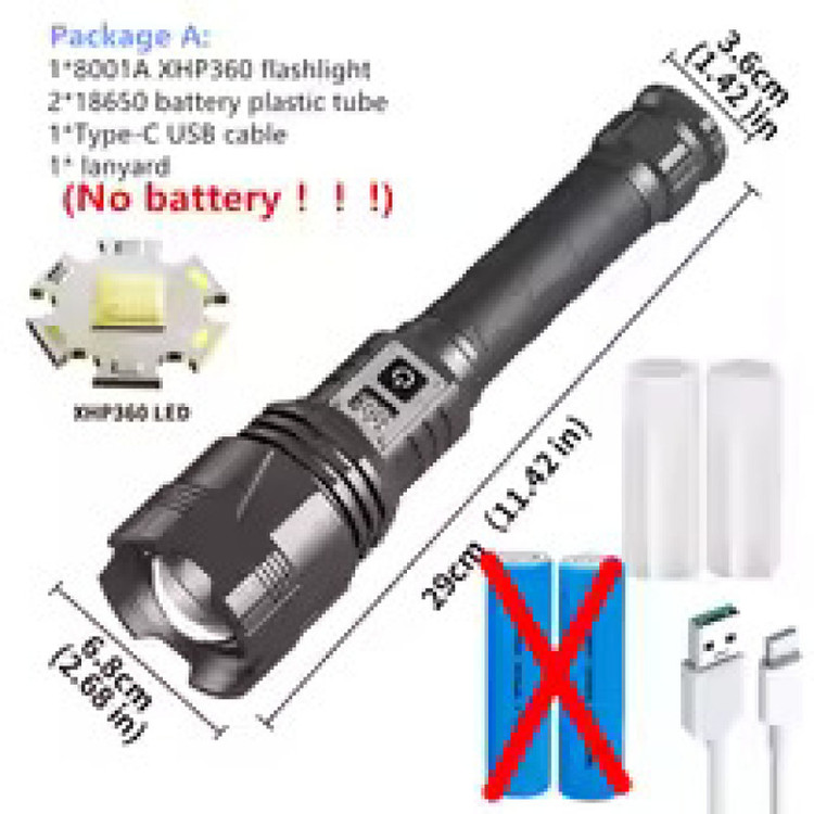 چراغ قوه دستی مدل FSP-8001A