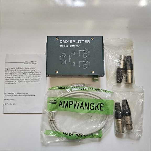 کنترل کننده نور DMXمدل DMX102
