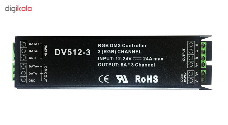 کنترل کننده نور DMX مدل DV512-3